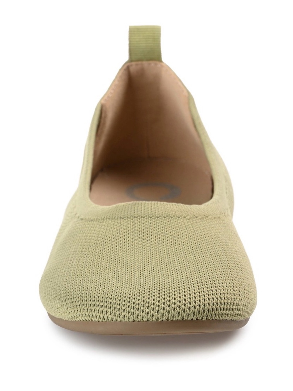 NWT Size 8 Journee Collection Jersie Knit Ballet Flats Olive Green Women’s - Picture 5 of 9